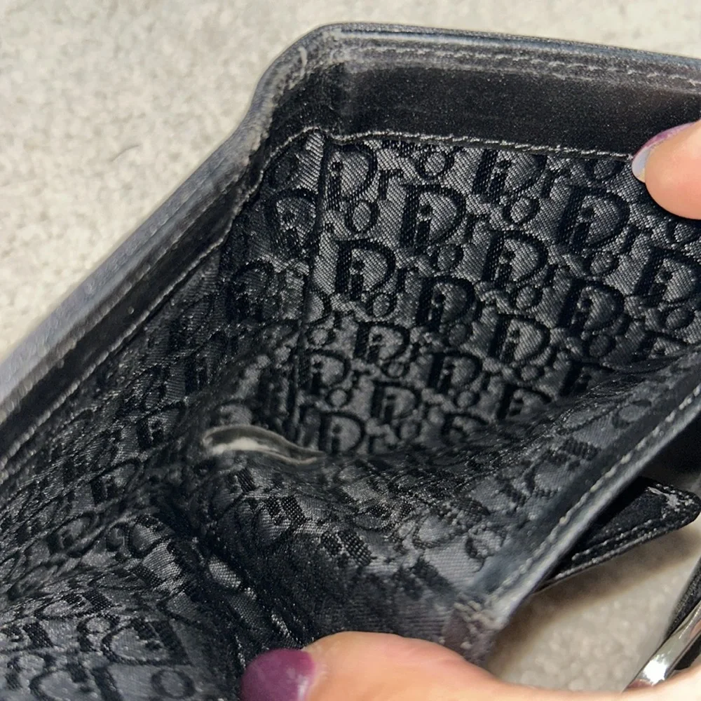 Dior Black Compact Wallet